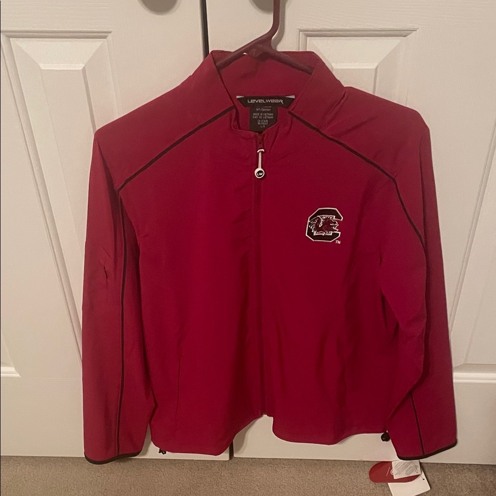 Levelwear Women's Red SC Gamecocks Jacket with Logo Large (New With Tags)
